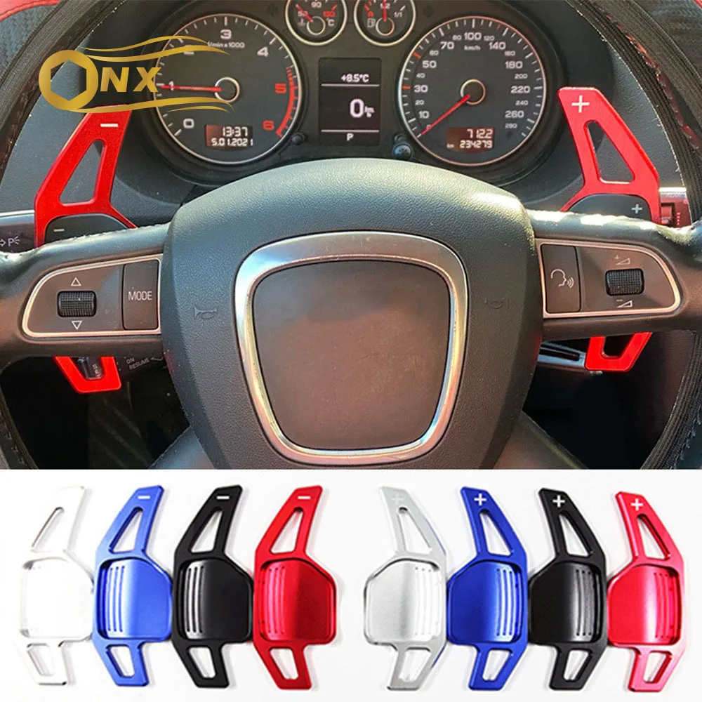 

Рычаг переключения передач для Audi A4 B8 A3 8P S3 A5 A6 S6 C6 Q5 A8 R8 TT TTS MK2 8J Avant, автомобильный рулевое колесо, строгий дизайн DSG