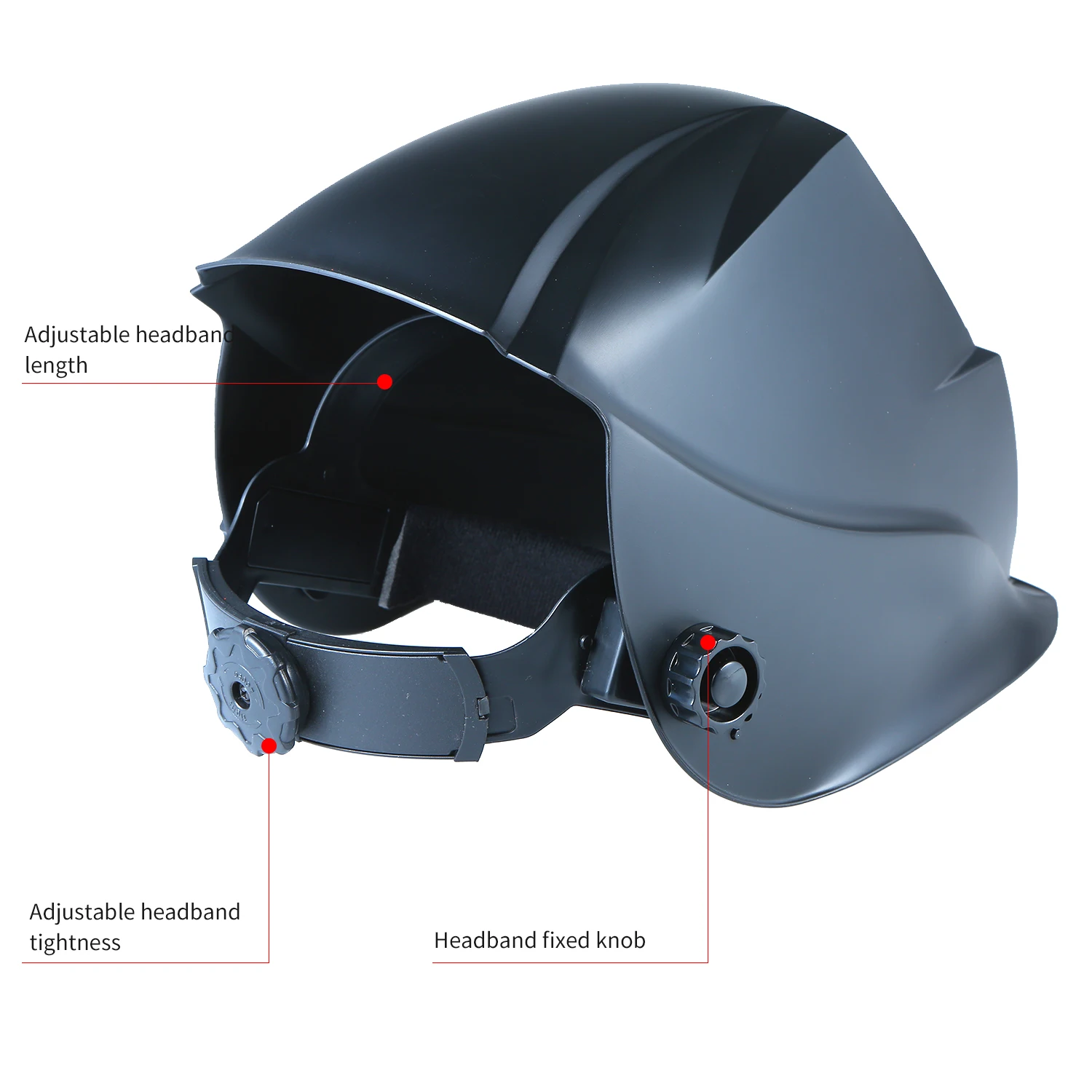 Маска сварочная с автоматическим затемнением плоский откидной полусферический