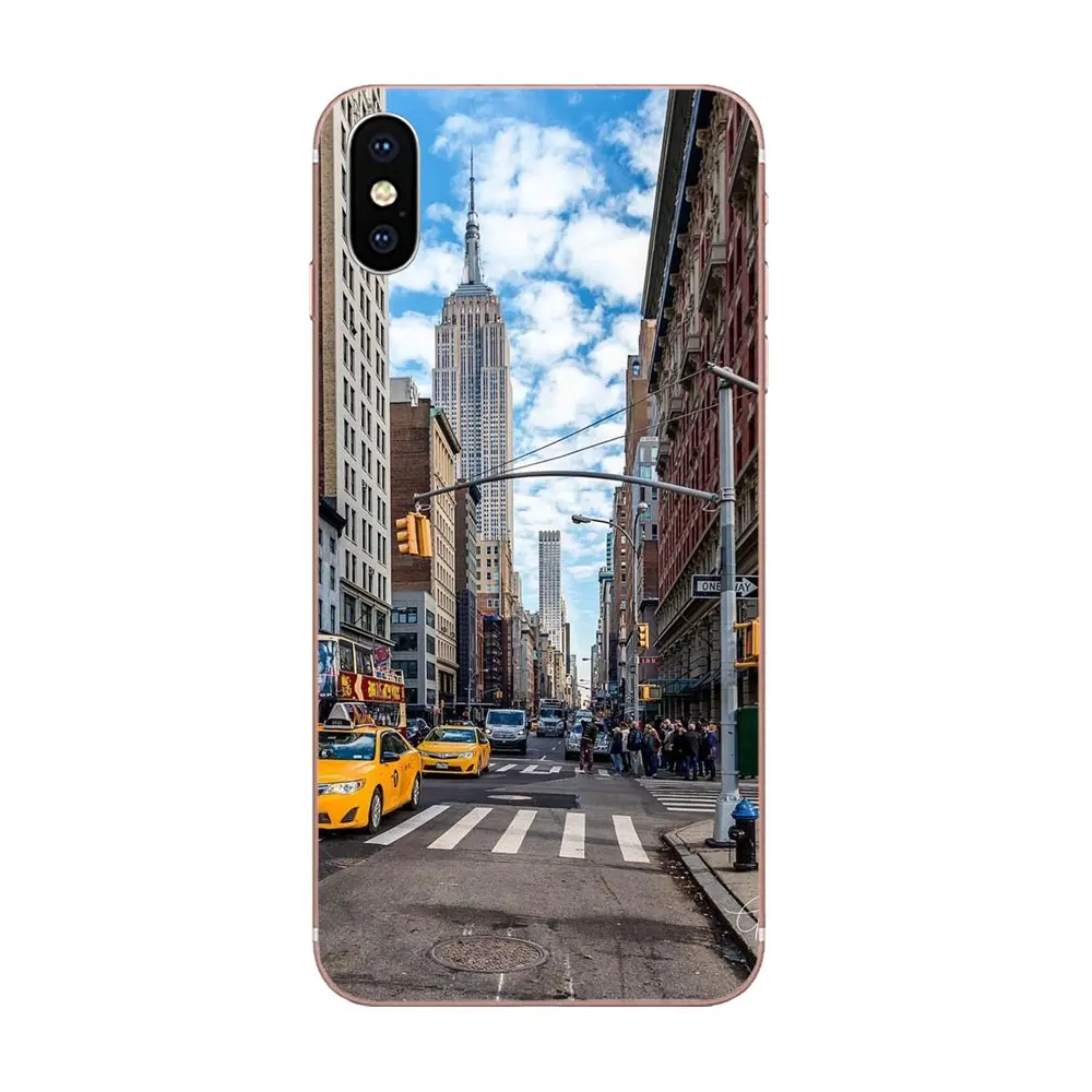 Силиконовый чехол для телефона New York Times Square Taxi лучший Samsung Galaxy A01 A51 A71 S20 Ultra S11 S11E S10