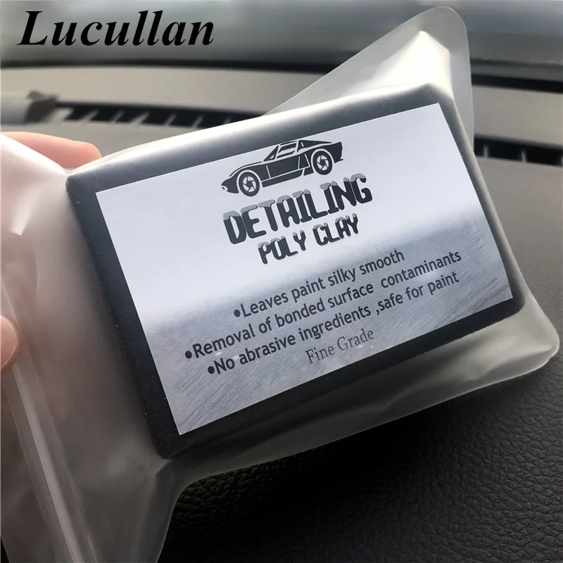 Губка для автомобильного детейлинга Lucullan Nano Tech волшебная глина применять глину