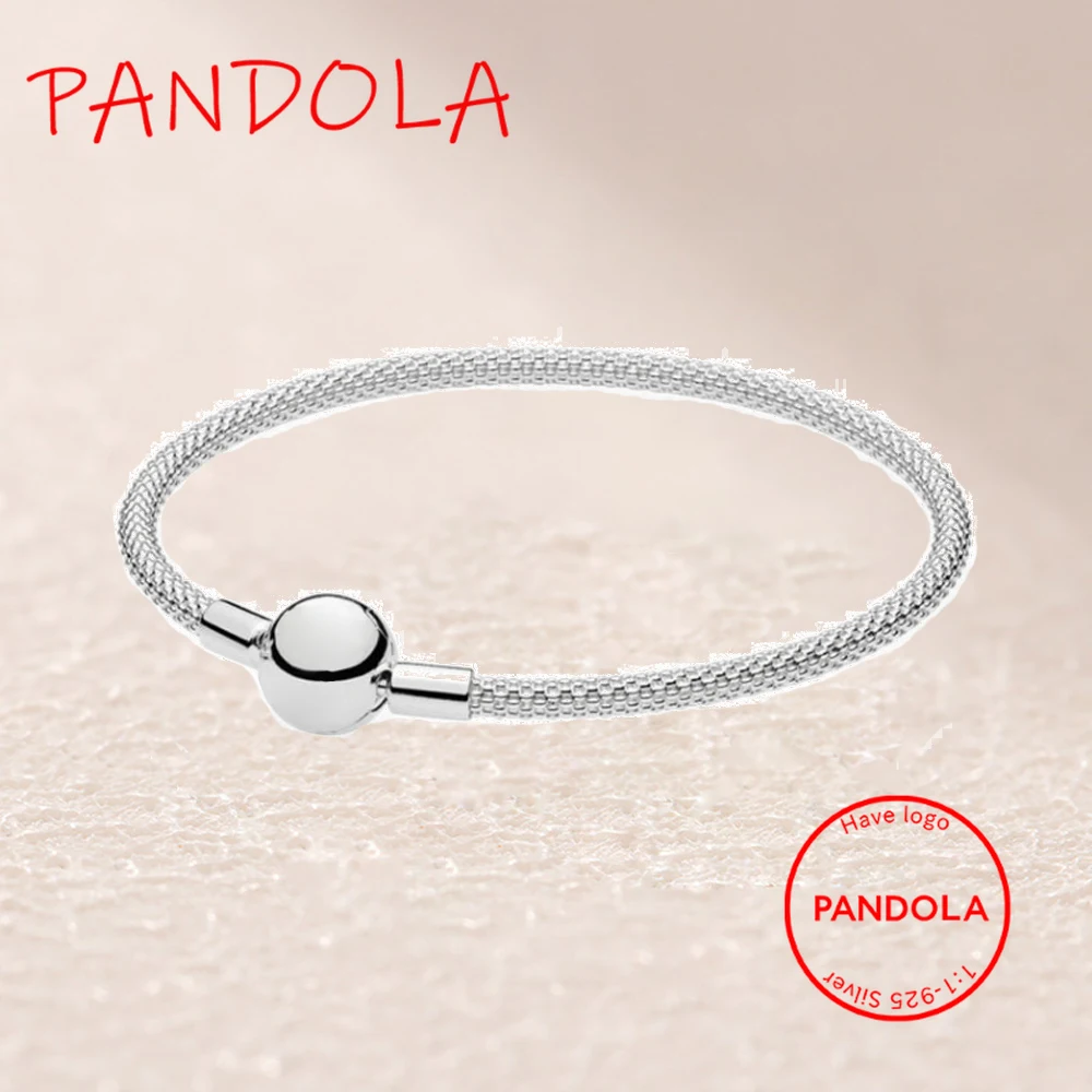 

596543 MOMENTS STERLING SILVER MESH BRACELET