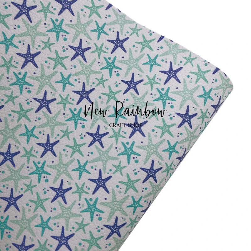 Новый Радужный 30x2 2 см/Лист Синий Морской морской тематический дизайн