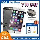 Полный комплект ЖК-дисплея для iPhone 7G, 8G, 7, 8 Plus, полная сборка ЖК-дисплея, сенсорный экран, дигитайзер, фронтальная камера, без кнопки Home
