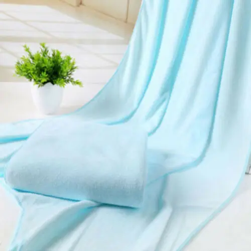 Light Blue 140x70 см микрофибра для пляжного полотенца Superdry банные полотенца супер мягкая вода Aborsbent Спорт Аква тренажерный зал микрофибра полотенце - Цвет: Light Blue