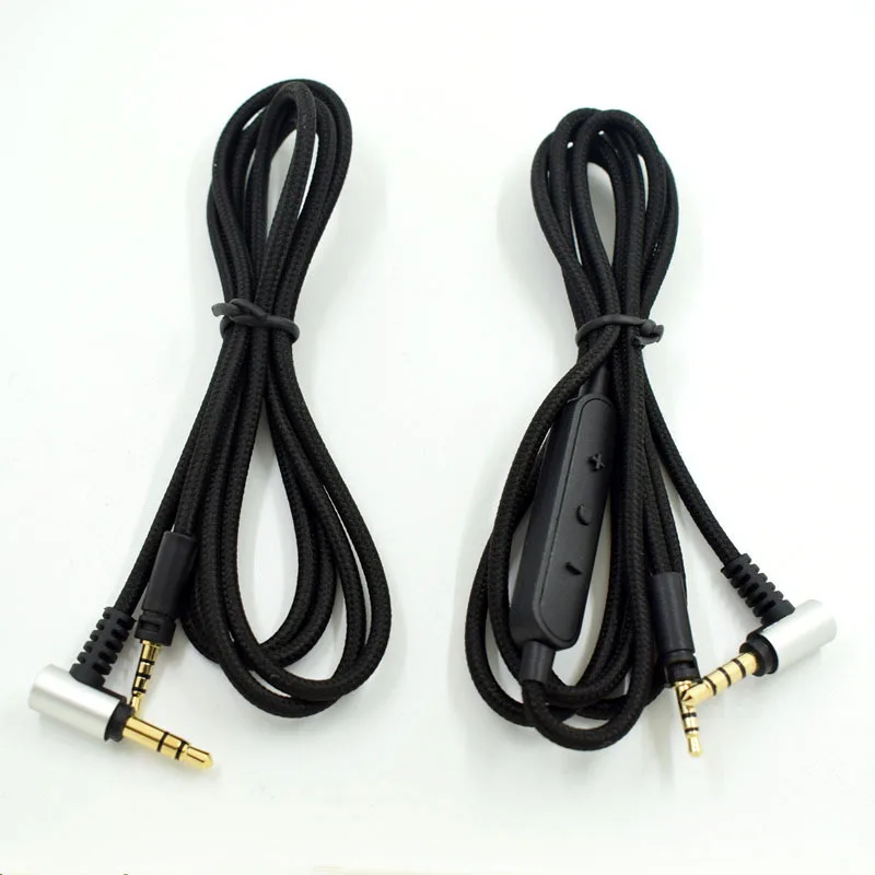 

Suitable for Sennheiser momentum size music momentum headset replacement audio cable angle plug device microphone volume control