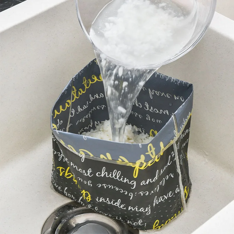 

20Pcs/Set Garbage Filter Bag Sink Anti-Clogging Slag Bag Meal Residue Filter Mesh Bag Kitchen Self-Standing Drain Bag