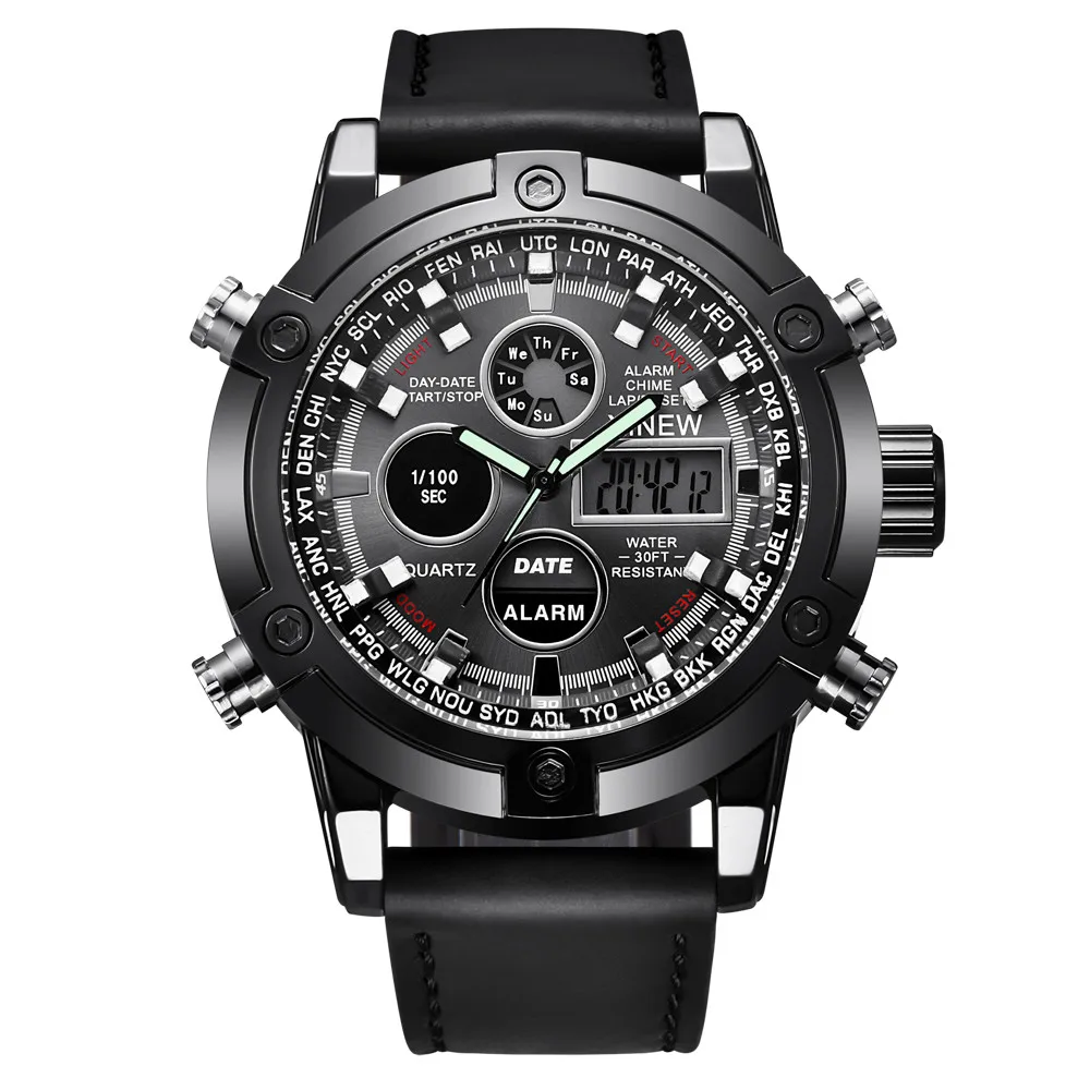 

Reloj deportivo Digital LED para hombre y mujer, reloj de pulsera masculino, analgico, impermeable, con fecha automtica, regal