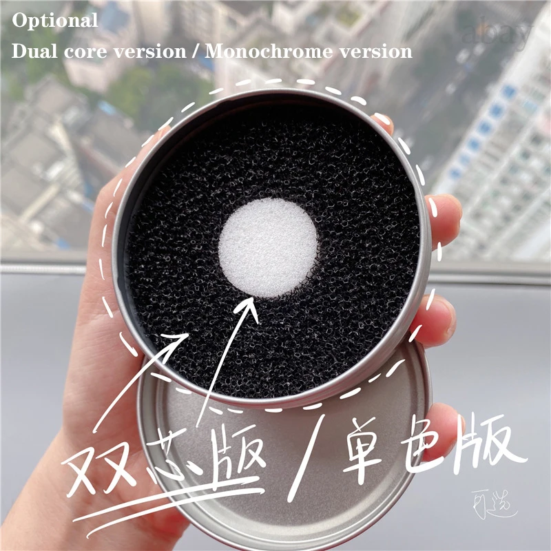 

Abay Makeup Brush Cleaner Sponge Remover Color Cosmetic Dry Wash Box Sponge Make Up Cleaner Scrubbing Tool S-08