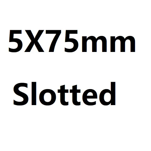 5x75mm Slotted 1 шт., набор отверток с изоляцией 1000 В, крестовая шлицевая CR-V, противоскользящая отвертка, инструменты для ремонта дома, Набор отверток для самостоятельной сборки - Цвет: 5x75mm Slotted
