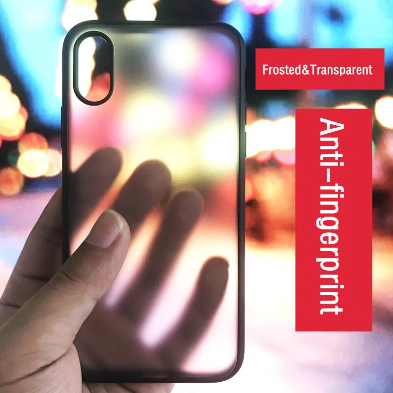 Ультратонкий матовый прозрачный чехол для телефона iphone Xs Max Xr X 8 7 Plus из ТПУ с