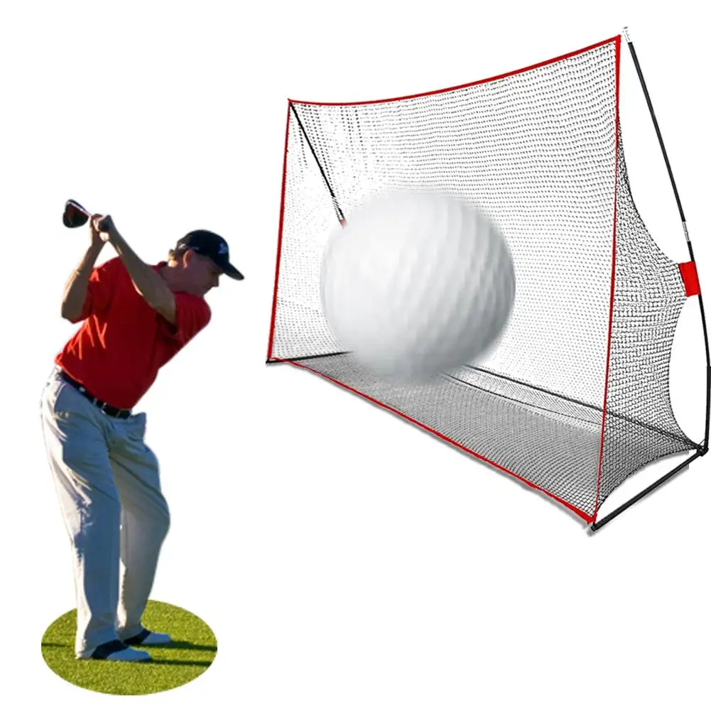 

Golf Training Net Golf Practice Hitting Swing Nylon Net For Indoor Outdoor Detachable Golf Cage Training Aids With Carry Bag