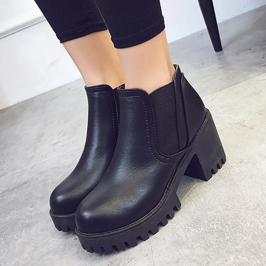 Женские полуботинки повседневные Прочные ботинки в стиле милитари с шипами