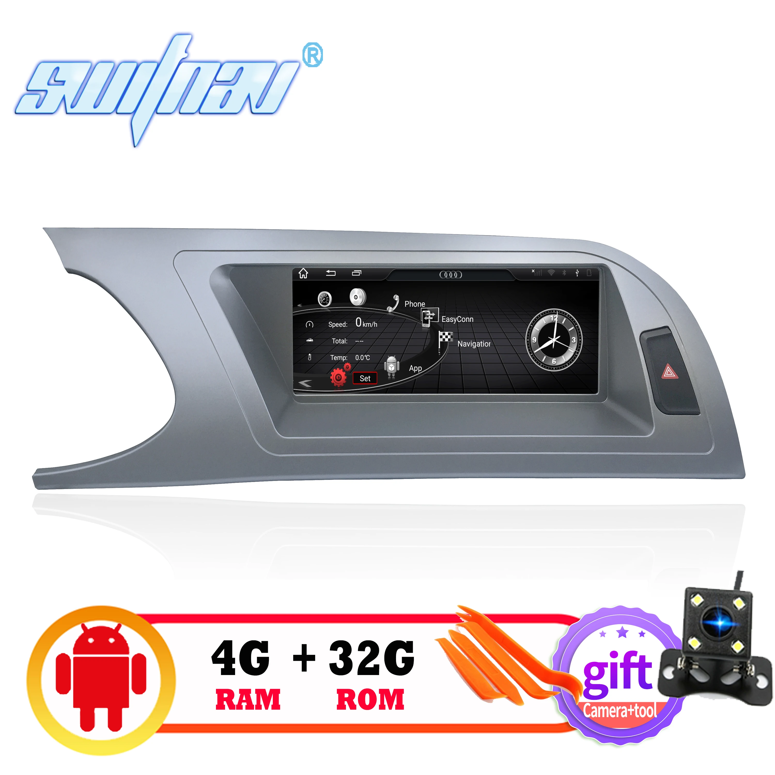 SWITNAV 4 Гб+ 32 ГБ Android 7,1 автомобильный dvd-плеер для A4L 2009-2012 Автомобильный мультимедийный Авто поддержка DVR wifi DAB OBD Автомобильный аудио gps