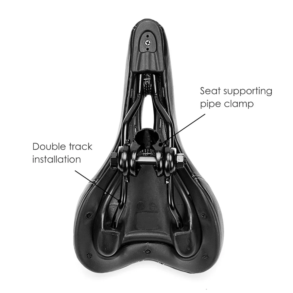 

1 Soft Bicycle Saddle Thicken Wide Bicycle Saddles Seat Cycling Saddle MTB Mountain Road Bike Bicycle Accessories Wide Soft Pad