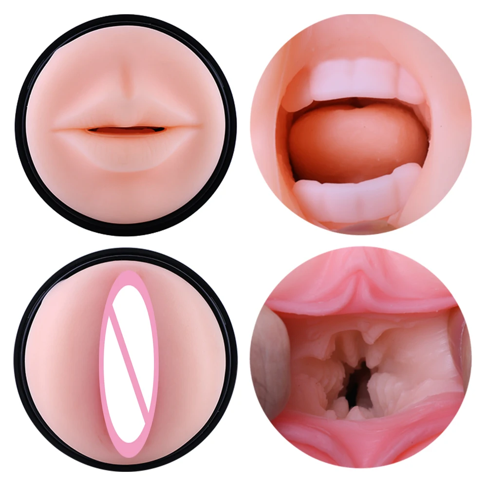 Hismith Вагина и рот мужской мастурбатор 10 Вибратор на несколько скоростей с