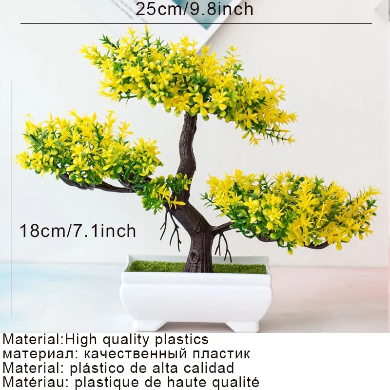 Искусственные сосновые растения вишня бонсай искусственные цветы украшения для