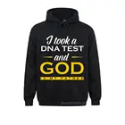 Забавный я взял ДНК тест Бог-Мой отец Иисус Кристиан классический День благодарения мужские толстовки Одежда Распродажа мужских толстовок