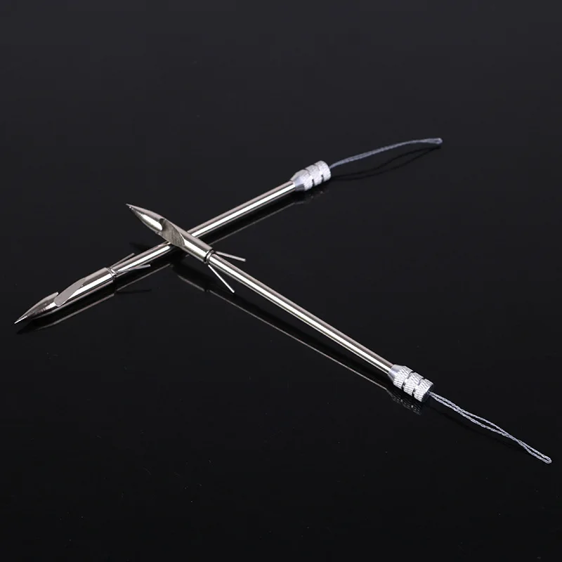 10 шт. рыболовные стрелы + 2 Резиновая лента DIY рыболовная Рогатка для охоты на