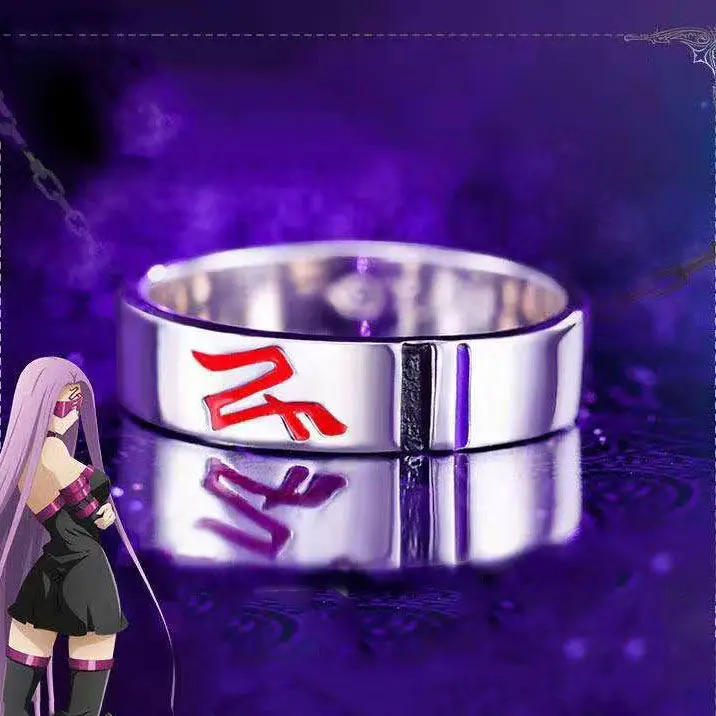 Fate/Grand Order Lancer Medusa Cosplay кольцо на палец S925 Серебряные Регулируемые кольца Хэллоуин