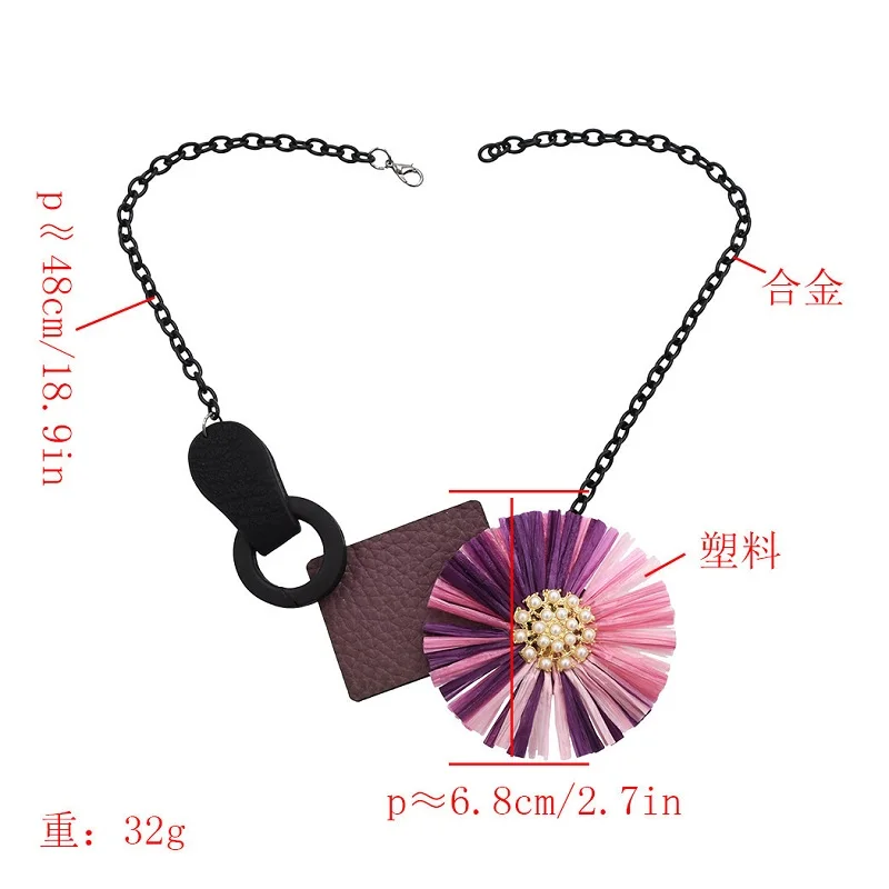 Ожерелье-чокер Find Me женское из акрила модное винтажное украшение с крупными