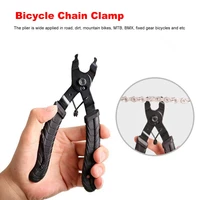 mtb road bicycle chain clamp quick link button mount rivet closure overhaul removal install plier bike repair service handtools