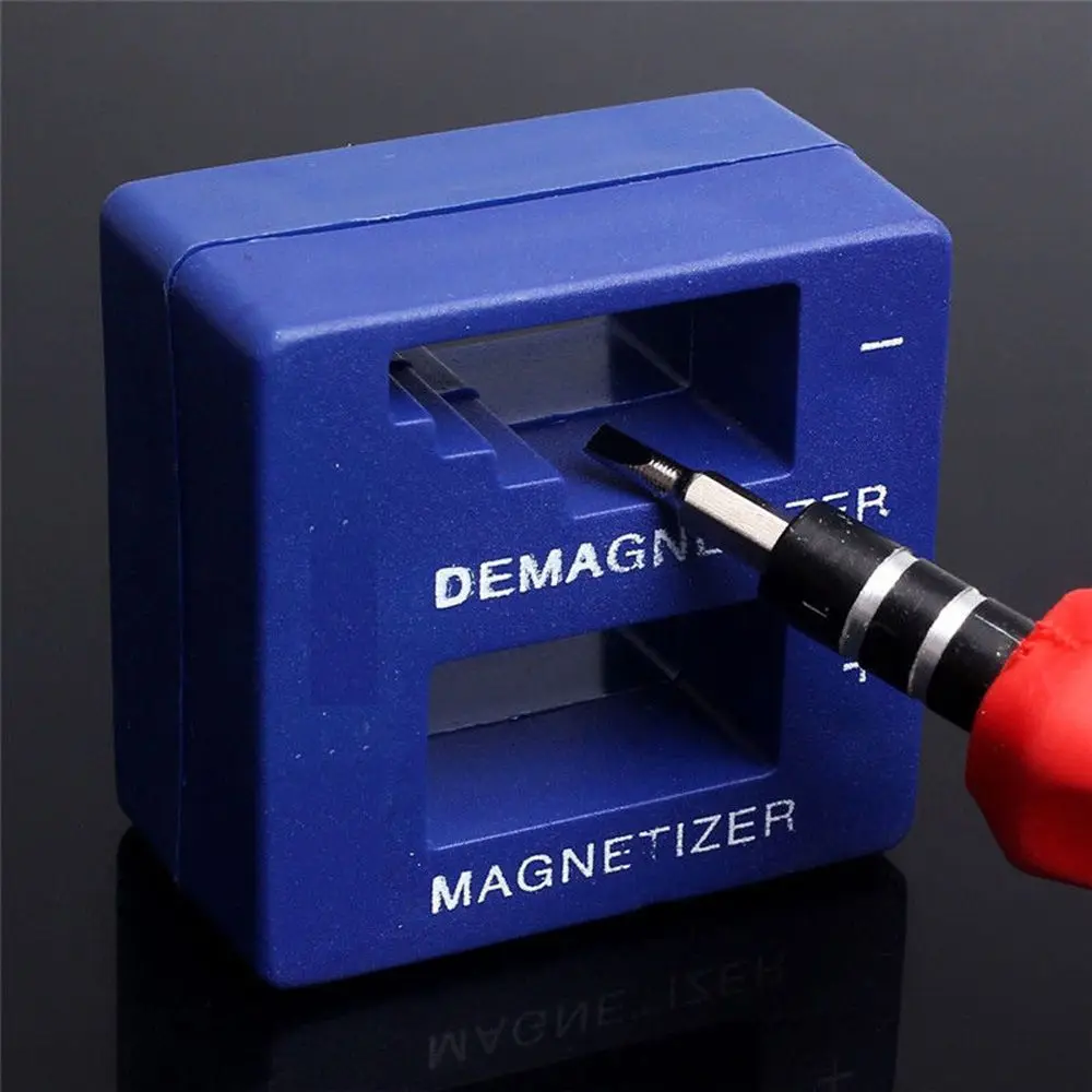 1 шт. быстрая отвертка магнитный мини инструмент размагничивающий пластиковый