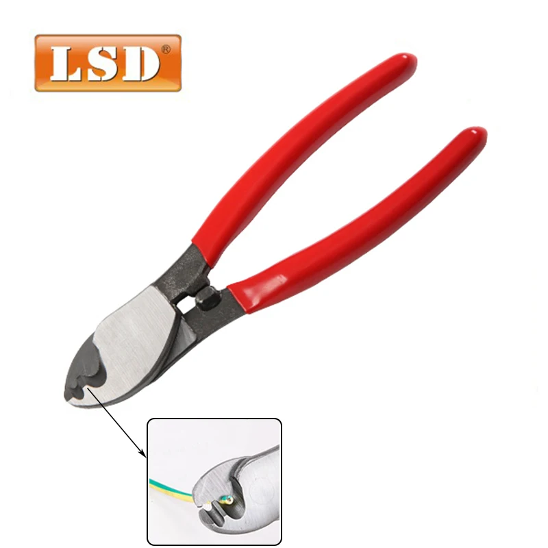 Мини-кусачки для кабеля 22-60мм2 электрические щипцы зачистки проводов инструменты