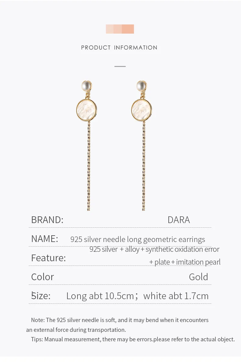 Fashion Cubic Zirconia CZ Clip On Earrings Gold Imitation Pearls Long Dangle Drop No Pierced For Women Girls Lady Gift | Украшения и