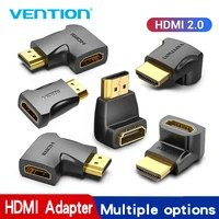 vention hdmi adapter 270 90 degree right angle hdmi male to hdmi female converter for ps4 hdtv hdmi cable 4k hdmi 2 0 extender