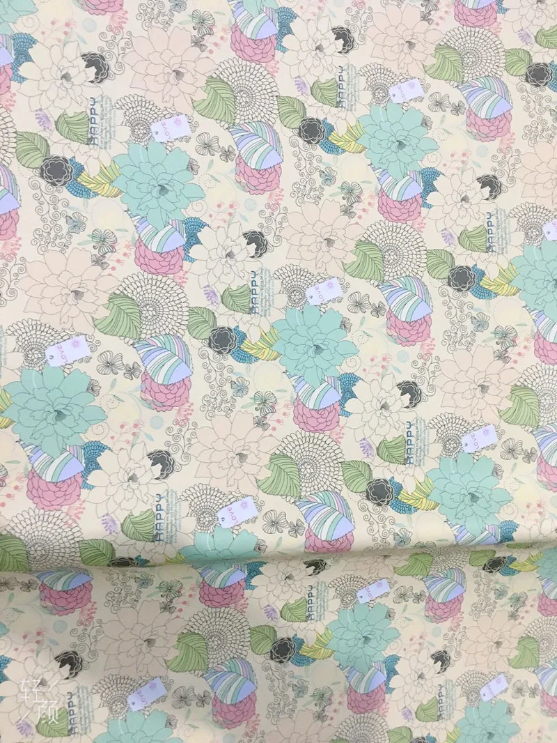 10 листов Корейская крафт бумага цветочный букет упаковка узор упаковочная