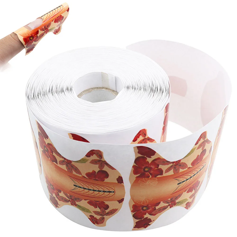 

Professional Acrylic Tip Styling Tools Nail Art Paper Guide Extension Curl Forms Nails Care 100/500 Pcs Practical Shaping