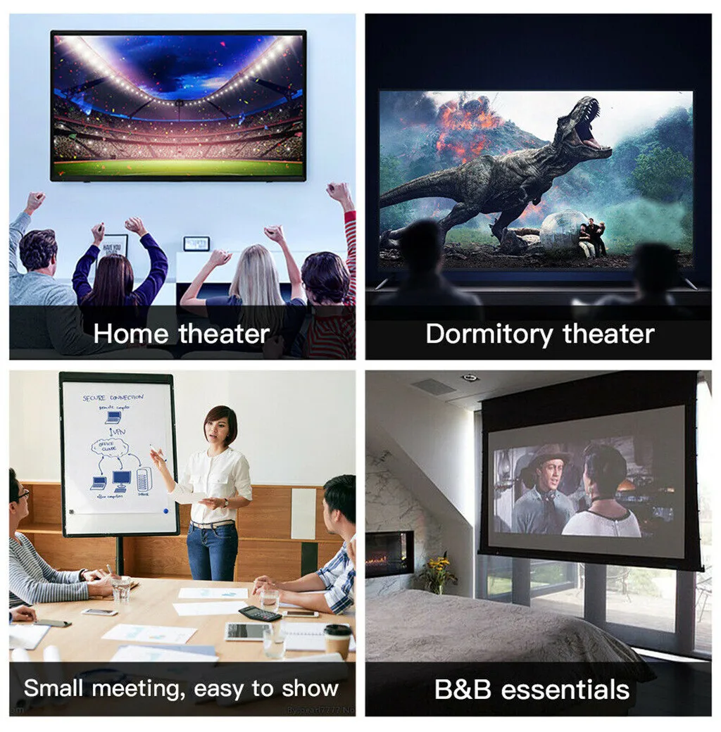 Быстрая доставка домашний проектор в деловом стиле портативный светодиодный