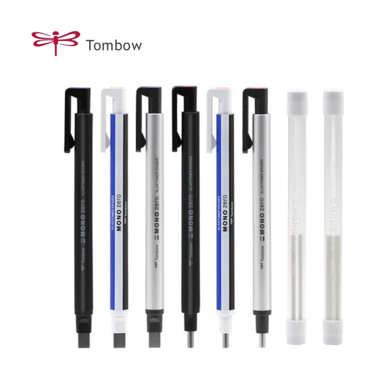 Моно ластик Tombow zero плоский/Сверхтонкий с резиновым наконечником
