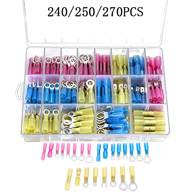 

240/250/270 шт., термоусадочные проводки