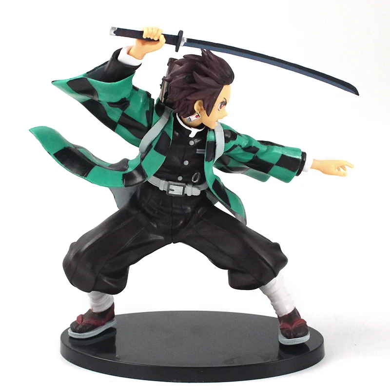 Игрушечная фигурка рассекающего демонов SPM Tanjirou Kamado с мечом аниме Модели кукол |