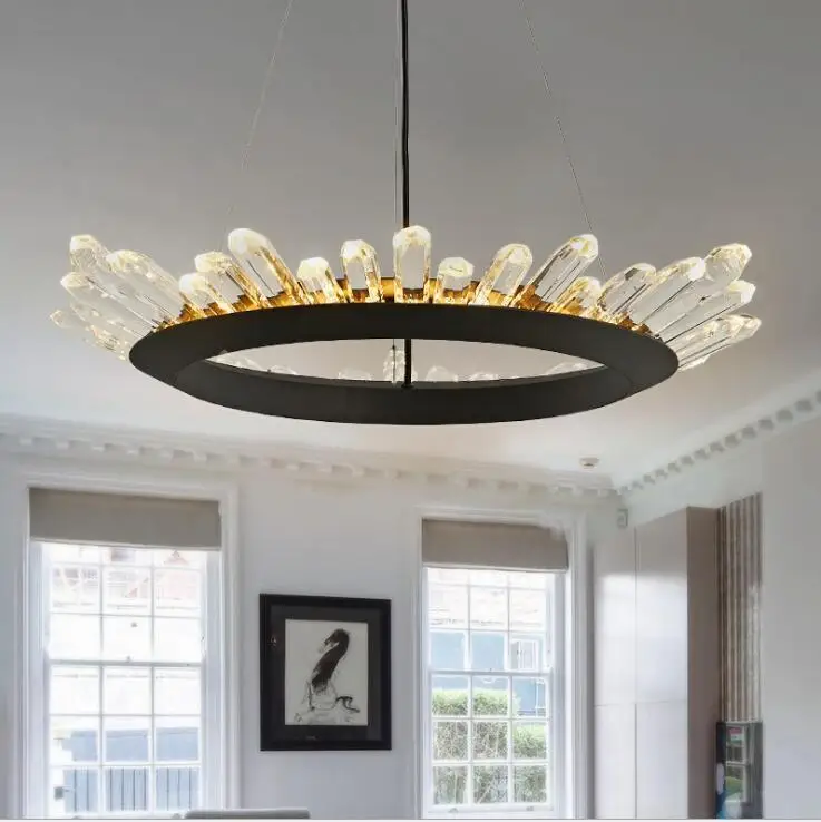 Американский кантри ретро гостиная столовая спальня лампа сад ветер круглая