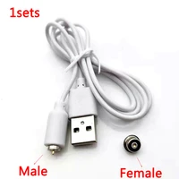 1sets miniature magnetic pogo pin connector male female 1 pole usb cable power charge 2a toy supplies medical wearable device