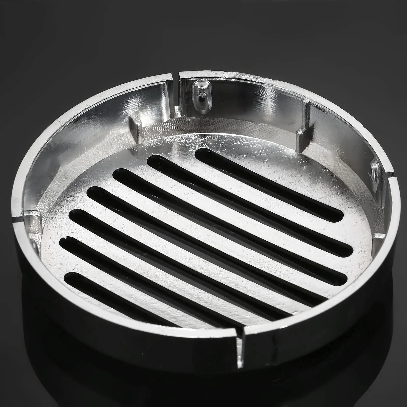 Мотоцикл 3 5 мм рога хромированная круглая шлицевая решетка автомобильный рожок