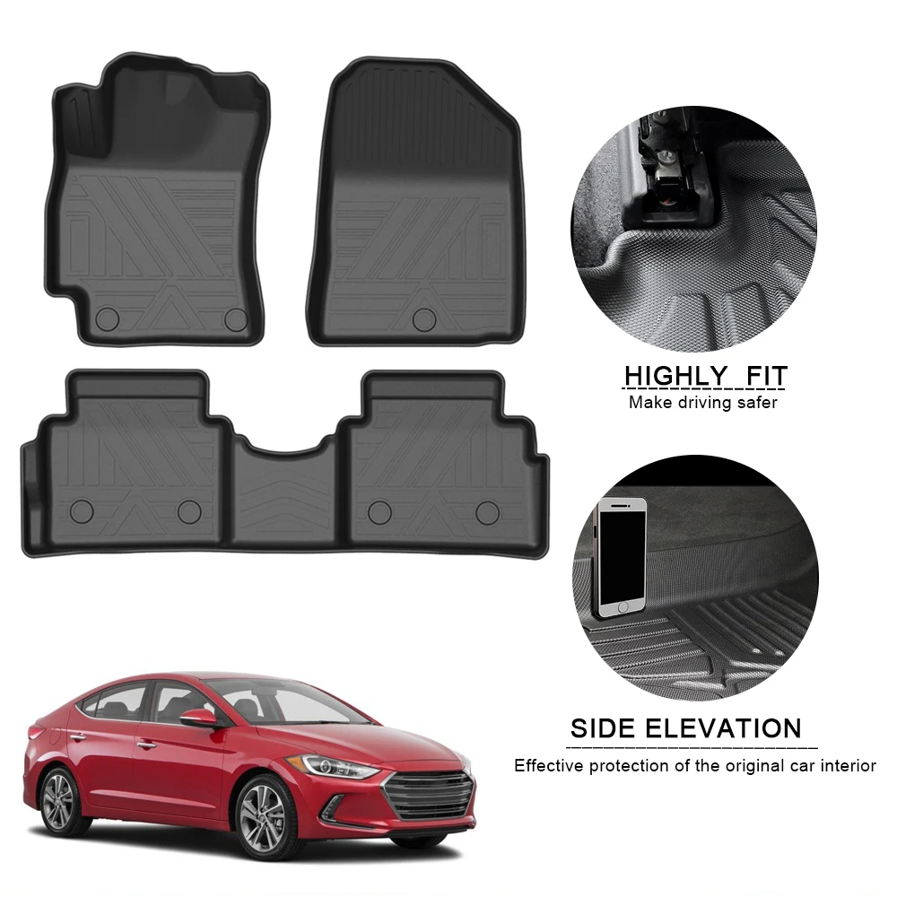 

Fully Surrounded Foot Pad For Volkswagen Jetta 2019-2020 Car Waterproof Non-Slip Rubber Floor Mat TPE Car Accessorie