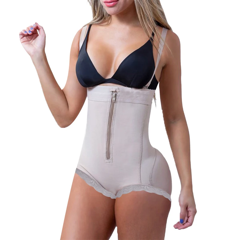 Латексное Корректирующее белье Burvogue с зажимом и молнией для талии подтяжки