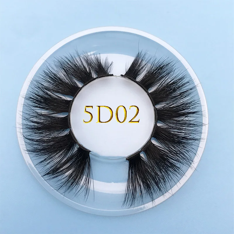5D02 MIKIWI Заказная коробка 5D накладные ресницы для настоящих волос 406 натуральные толстые и длинные норковые ресницы для макияжа наращивание ресниц инструменты - Цвет: 5D02