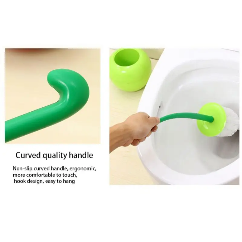 Пластиковая щетка для унитаза и держатель ванной комнаты щетки чистки с прочной