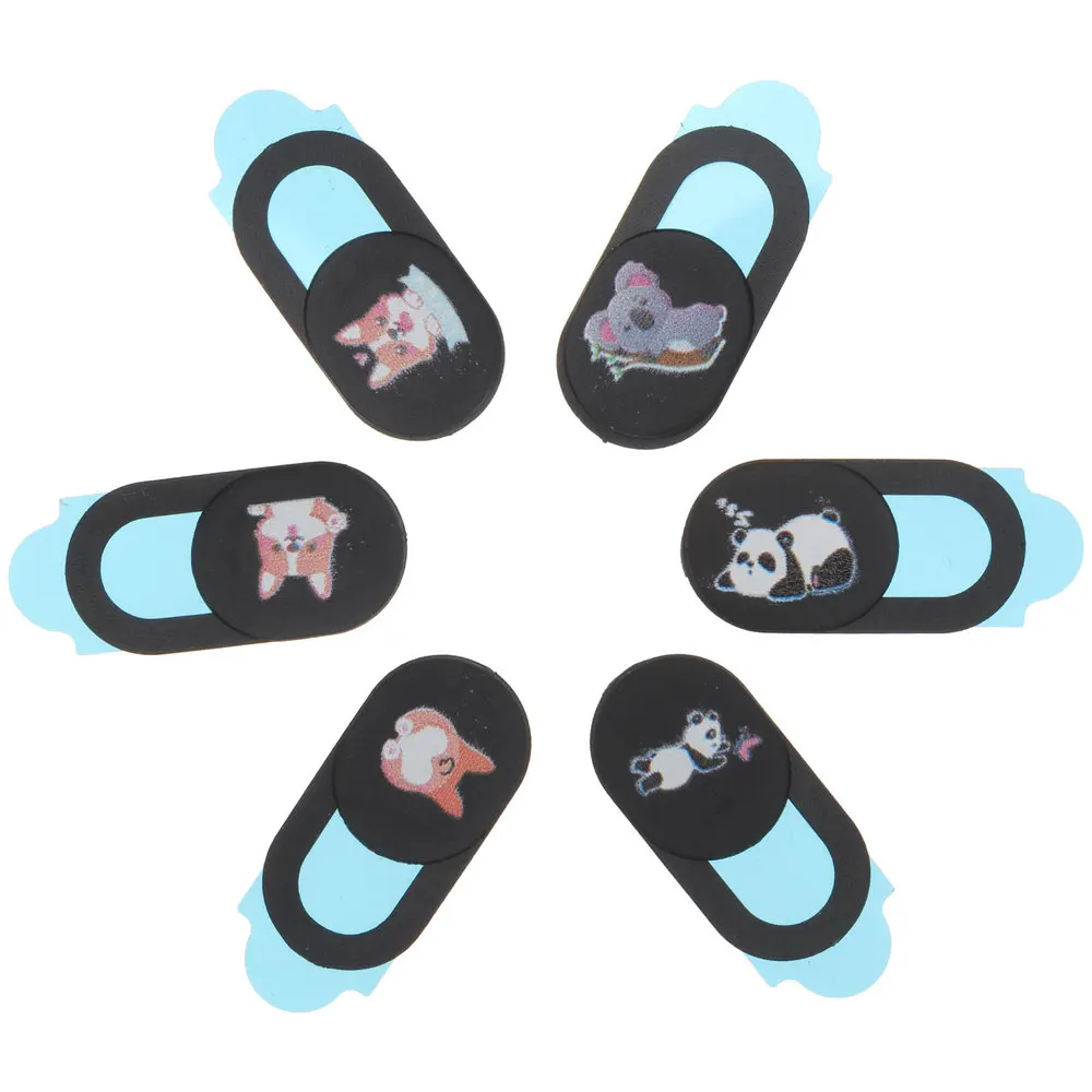 

6Pcs Decorative Notebook Camera Cover Safety Protection Webcam Slider Blocker