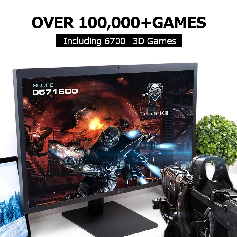 Портативный внешний игровой жесткий диск hyперспективin встроенные 100000 + игр для