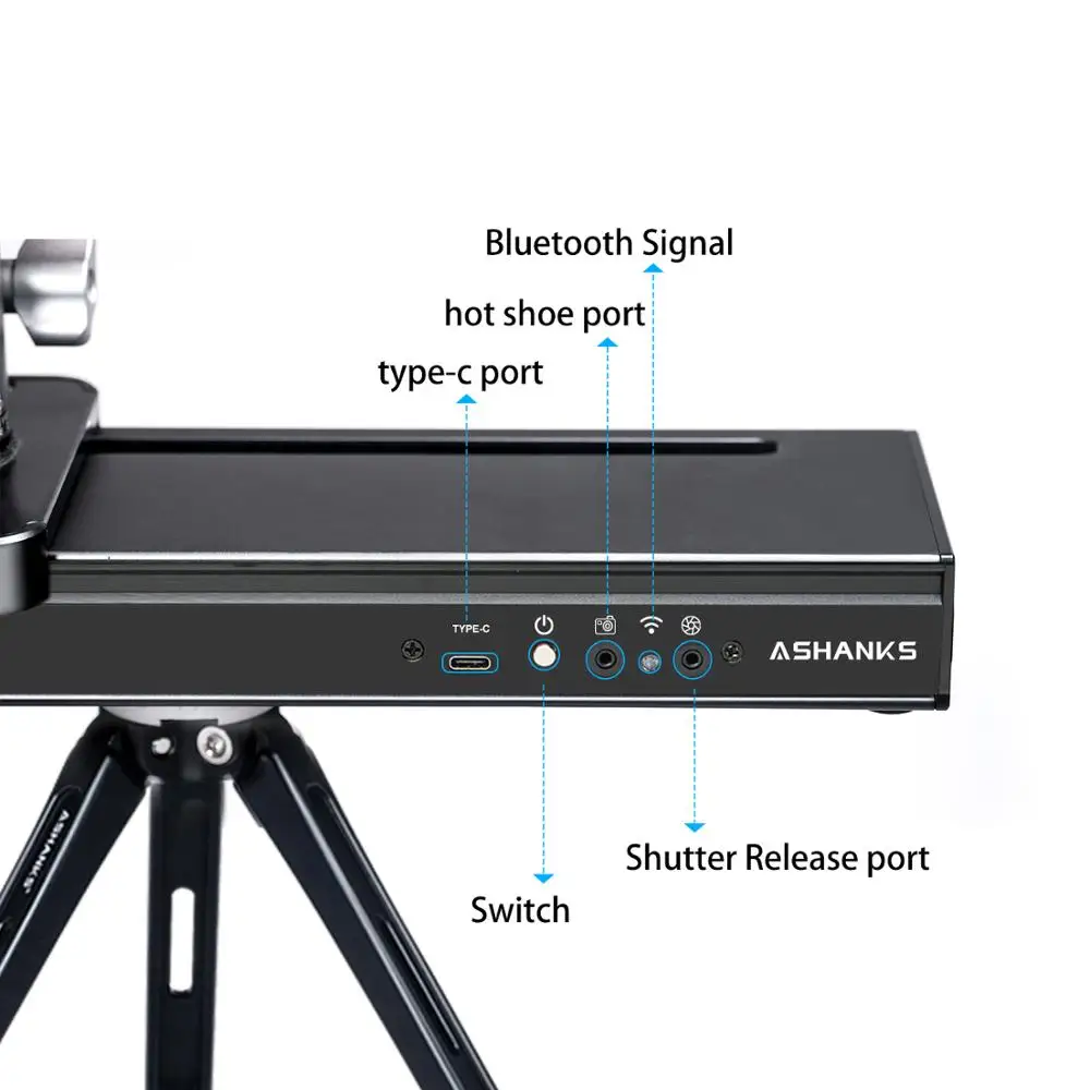 ASHANKS механизированная камера Slider 30 см электронная видео фото студия APP Track Rail для