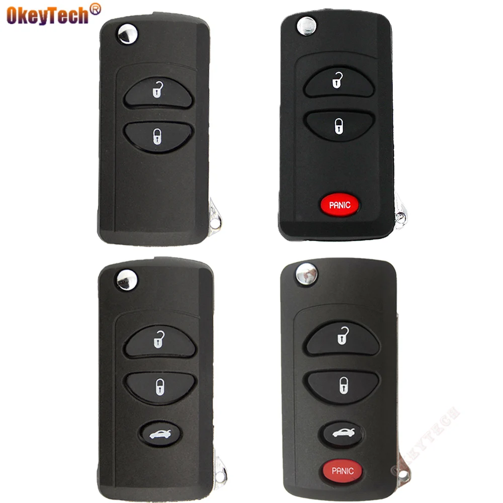 Чехол-книжка для автомобильных ключей 2/3/4 кнопок Chrysler Sebring Jeep Liberty Dodge Neon |