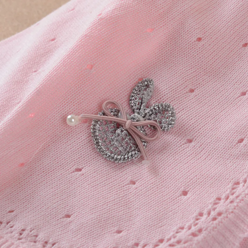 Весна 2020 Детский кардиган свитер куртка для девочек верхняя одежда из 100 хлопка 1 2