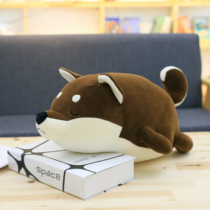 Мягкая Подушка плюшевая собака милый мультфильм корги плюшевые игрушки для