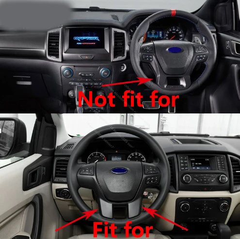 Декоративный чехол на руль для Ford Ranger Everest ручной работы аксессуары из