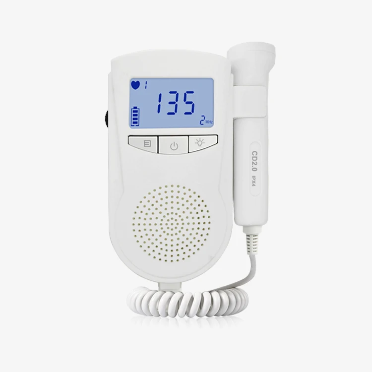 

Fetal Doppler 2.5M Ultrasound Baby Heartbeat Detector Baby Heart Rate Monitor Portable Doppler monitor Home Pregnant Doppler
